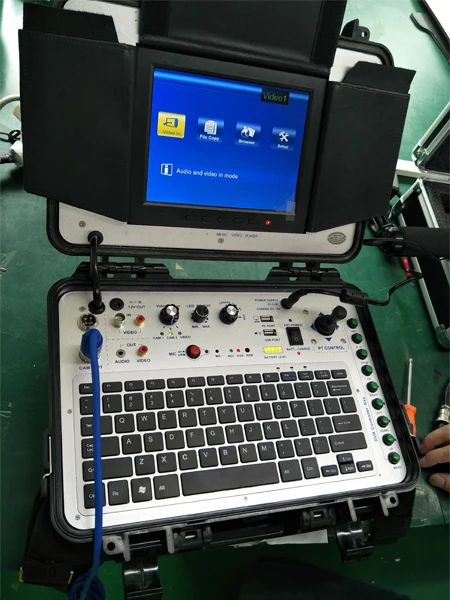 Vicam 80 метров Стекловолоконный стержень панорама наклон сливная камера инспекция