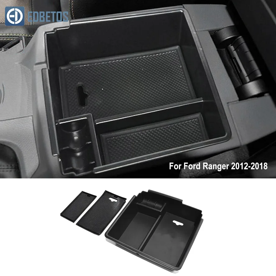 Ranger подлокотник коробка автомобильный Органайзер аксессуары для Ford Ranger 2011 2012 2013 на Wildtrak