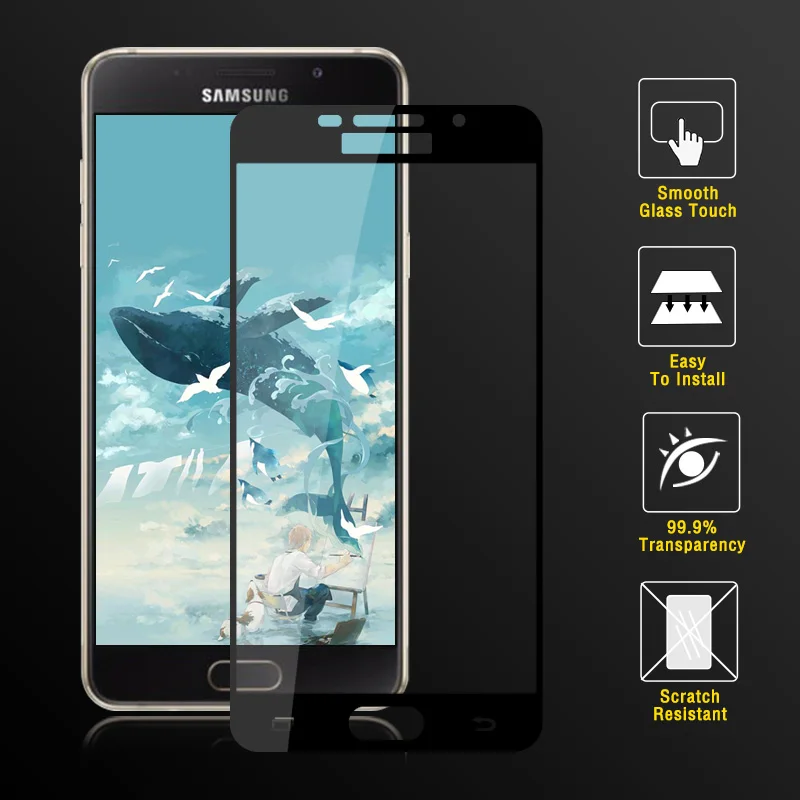 Премиум Закаленное стекло для Samsung Galaxy A5 2016 A510 Экран Защитная SM A510F аксессуары