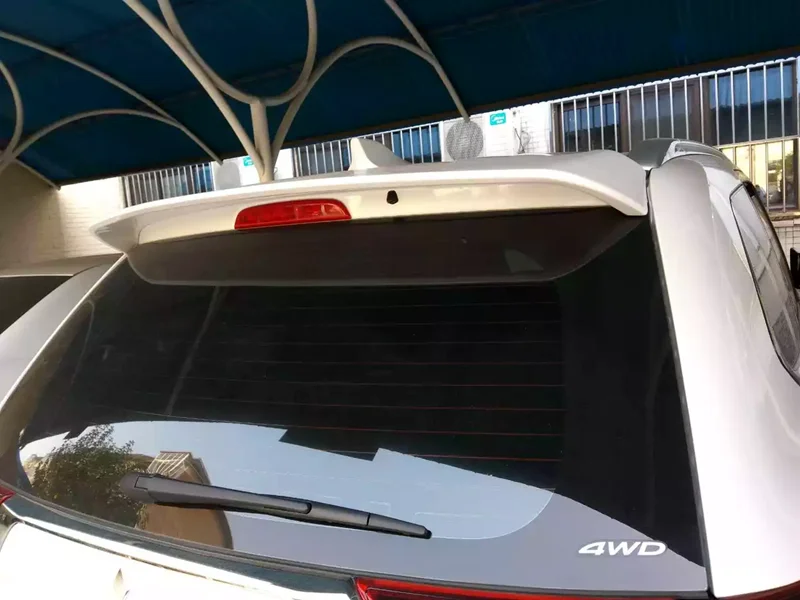 Для Mitsubishi Outlander 2013- спойлер высокого качества АБС пластик Неокрашенный Грунтовка задний багажник Багажник крыло задний спойлер