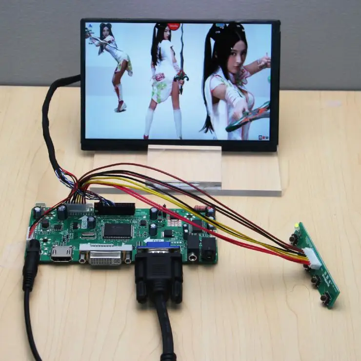 HDMI+ DVI+ VGA+ аудио lcd/светодиодный плата контроллера+ N070ICG LD1 LD3 LD4 L21 " 7 дюймов 1280*800 ips ЖК-дисплей