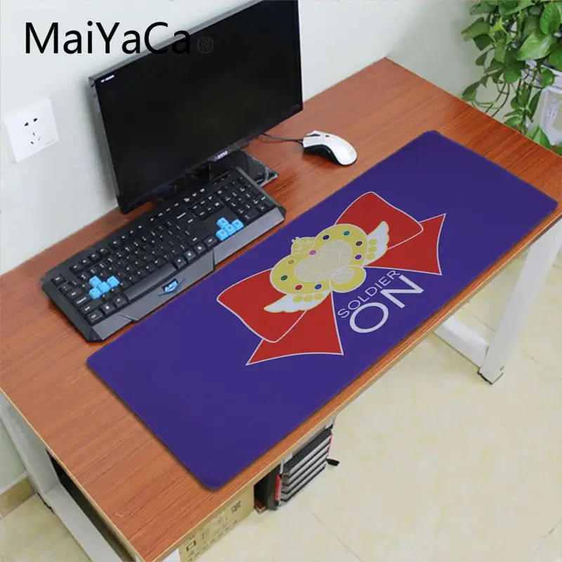 Maiyaca Sailor Moon soldier, резиновый коврик для мыши, настольная клавиатура, Аниме Коврик для мыши 700x300 мм, геймерский большой Офисный Компьютерный стол, коврик