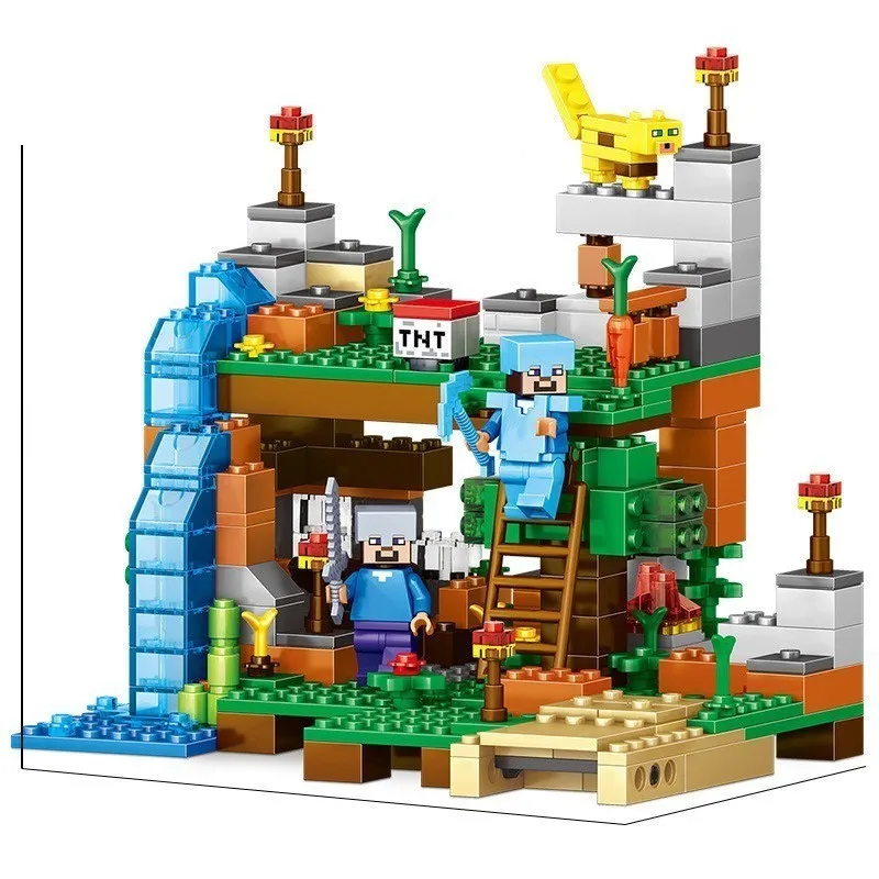 378 шт. 4 в 1 строительные блоки совместимые с Legoed город фигурки дракона набор