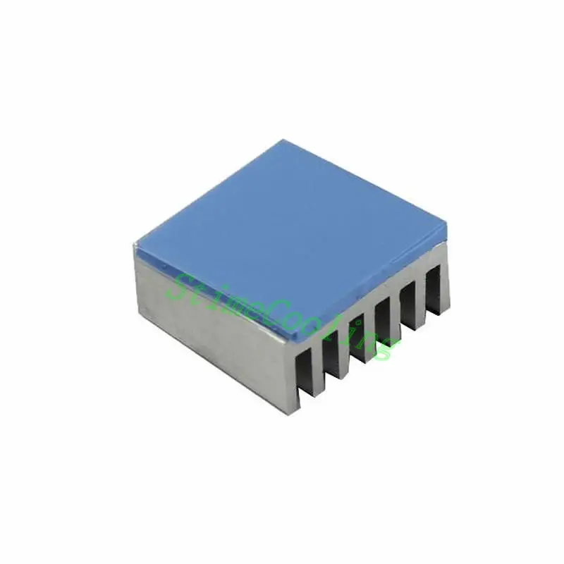 200 шт. в партии 15X15x2mm синий проводящий теплоотвод термопаста соединения с SMD DIP IC