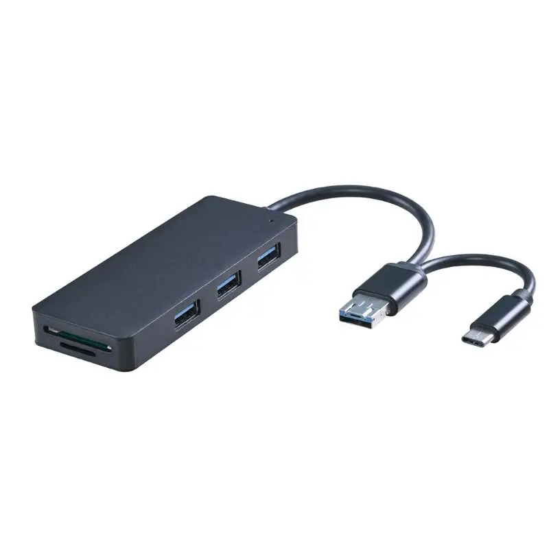 USB 3 0 + Micro type C SD CF считыватель карт памяти порта концентратор для samsung huawei Android