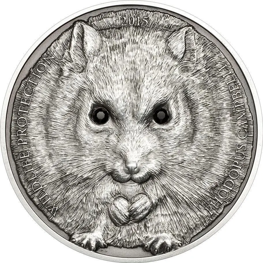 

Mongolia 500 Togrog, 1 OZ Silver Coin, 2015, UNC, Wildlife Protection, Hamster Coin free shipping 10pcs/lot