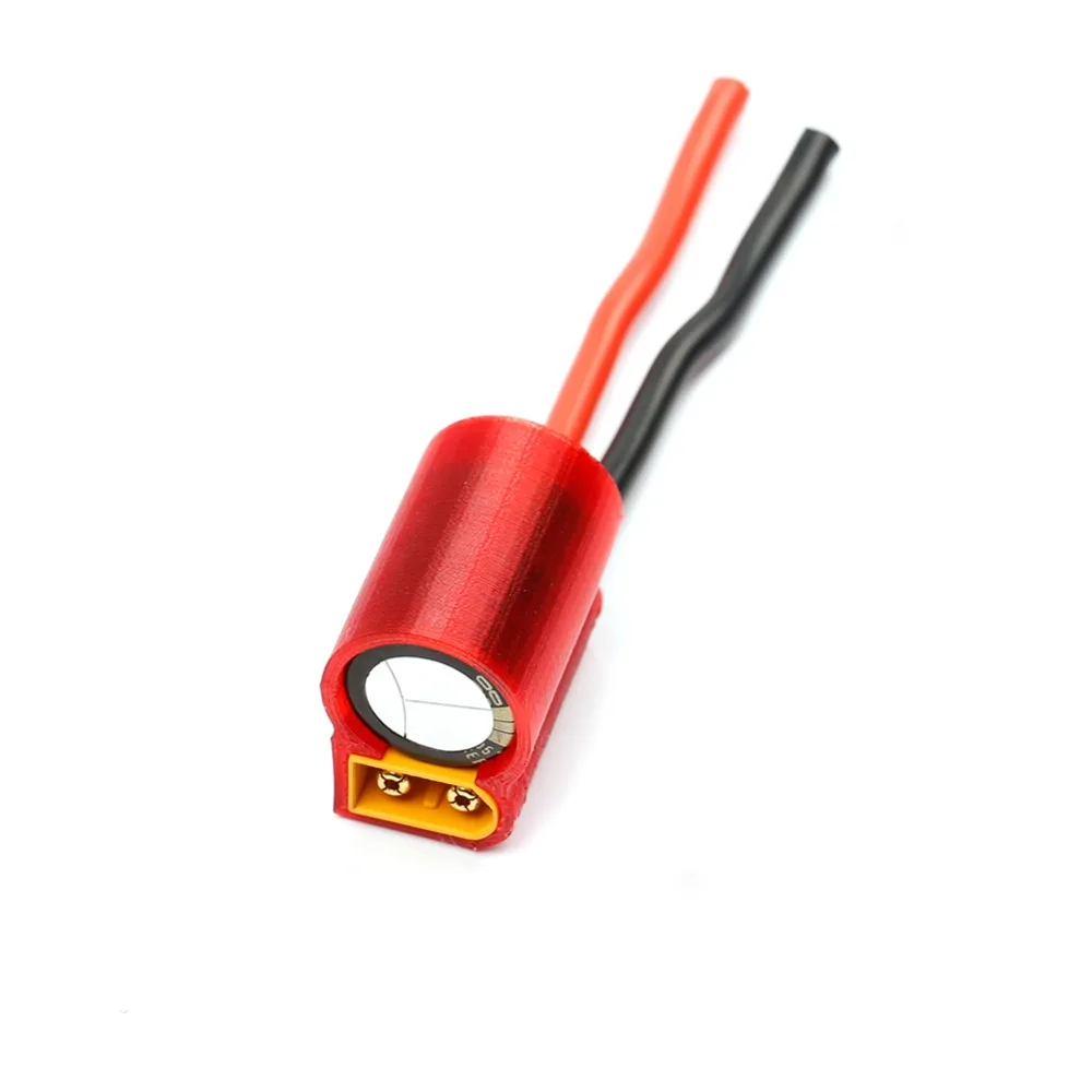 XT60 разъем с 12awg мягкий силиконовый кабель/35 В 680 мкФ конденсатор/3D печати защитить