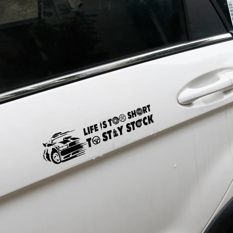 Noizzy Life слишком короткая чтобы оставаться в наличии автомобильная наклейка стиле