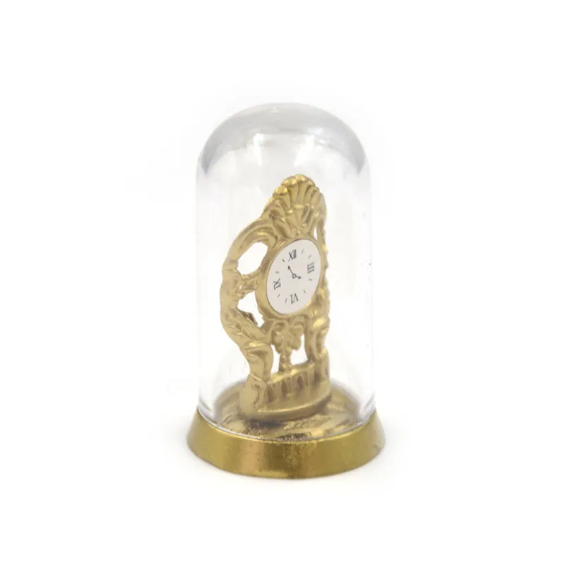 Кукольный домик для мебели сделай сам миниатюрные 1:12 купольные часы золотого