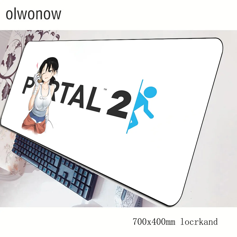 Коврик для мыши portal 2 High end компьютерный коврик 70x40 см игровой большой милый