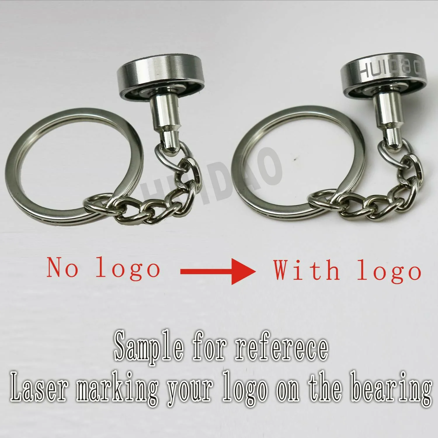5 шт. подшипник Брелок Украшение кольцо для ключей и лазерная маркировка вашего