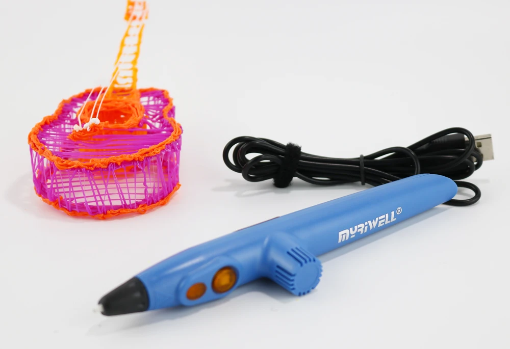 Myriwell 3D игла принтера RP-200A USB низкотемпературная 3D Ручка каракули с 1,75 мм PCL материал для детей 3D Рисунок игрушки подарки