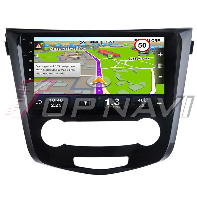 Автомобильный медиацентр для Nissan Qashqai 2016 10 1 'ɺndroid 8 Topnavi GPS-навигатор