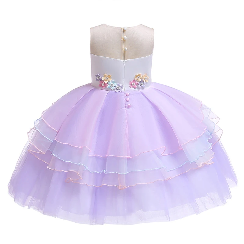 Вечерние платья с единорогом Карнавальный костюм Детские для девочек Платье