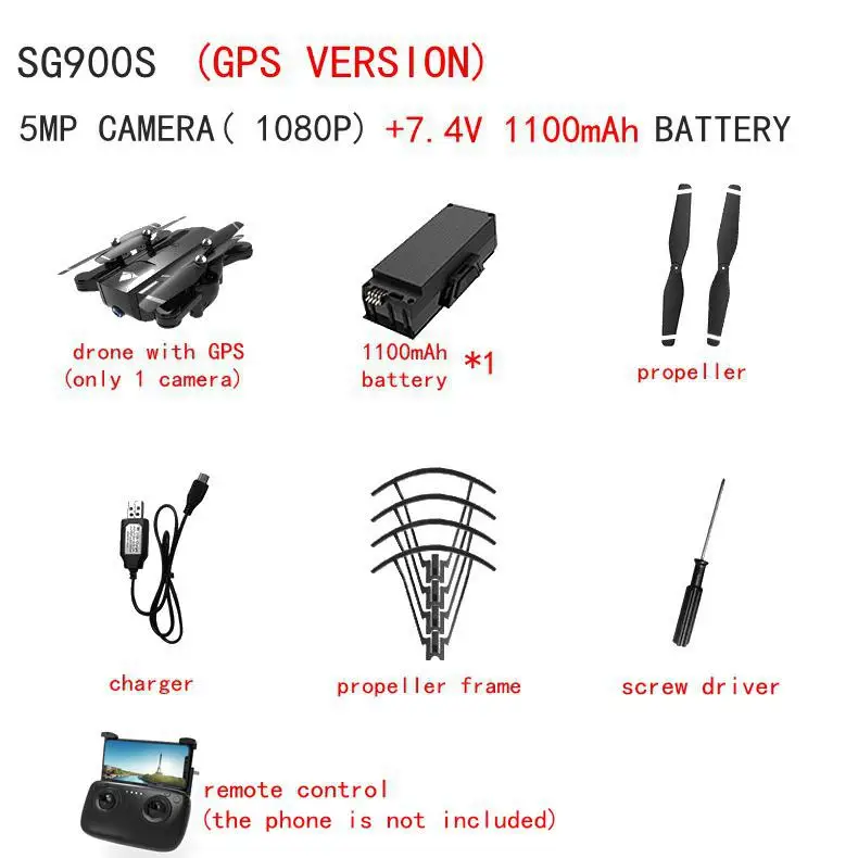 Gps Радиоуправляемый вертолет с HD WiFi камерой профессиональная двойная камера селфи Дрон автоматический контроль Радиоуправляемый квадрокоптер SG900 SG900s вертолет - Цвет: version 10