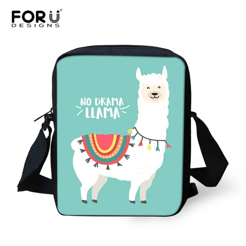 L3589E FORUDESIGNS/Альпака лама Glama Школьная Сумка Набор для подростков мальчиков и девочек милый студенческий детский школьный рюкзак крутые детские школьные сумки для начальной школы - Цвет: L3589E