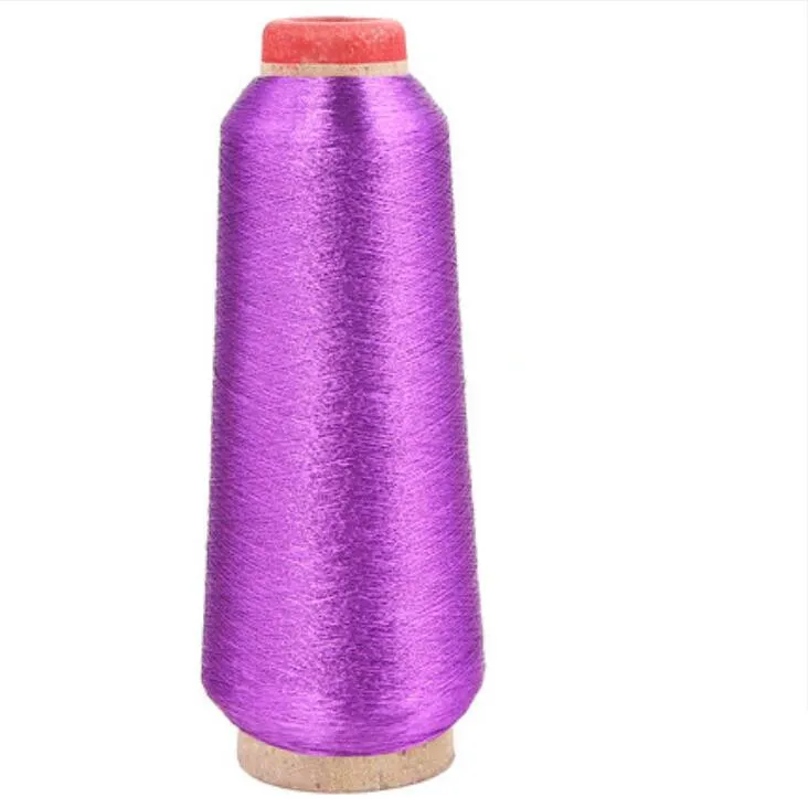 Purple Цветная компьютерная вышивка крестом нить 3200 м швейная нитка прочный оверлок текстильная металлическая нить тканая линия - Цвет: Purple