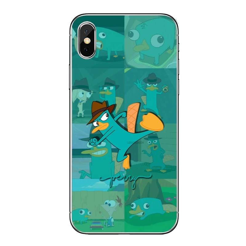 Phineas и Ferb мультфильм для iPhone X XR XS Max 8 7 6s 6 plus SE 5s 5c 5 4s 4 iPod Touch чехол мягкий чехол для телефона