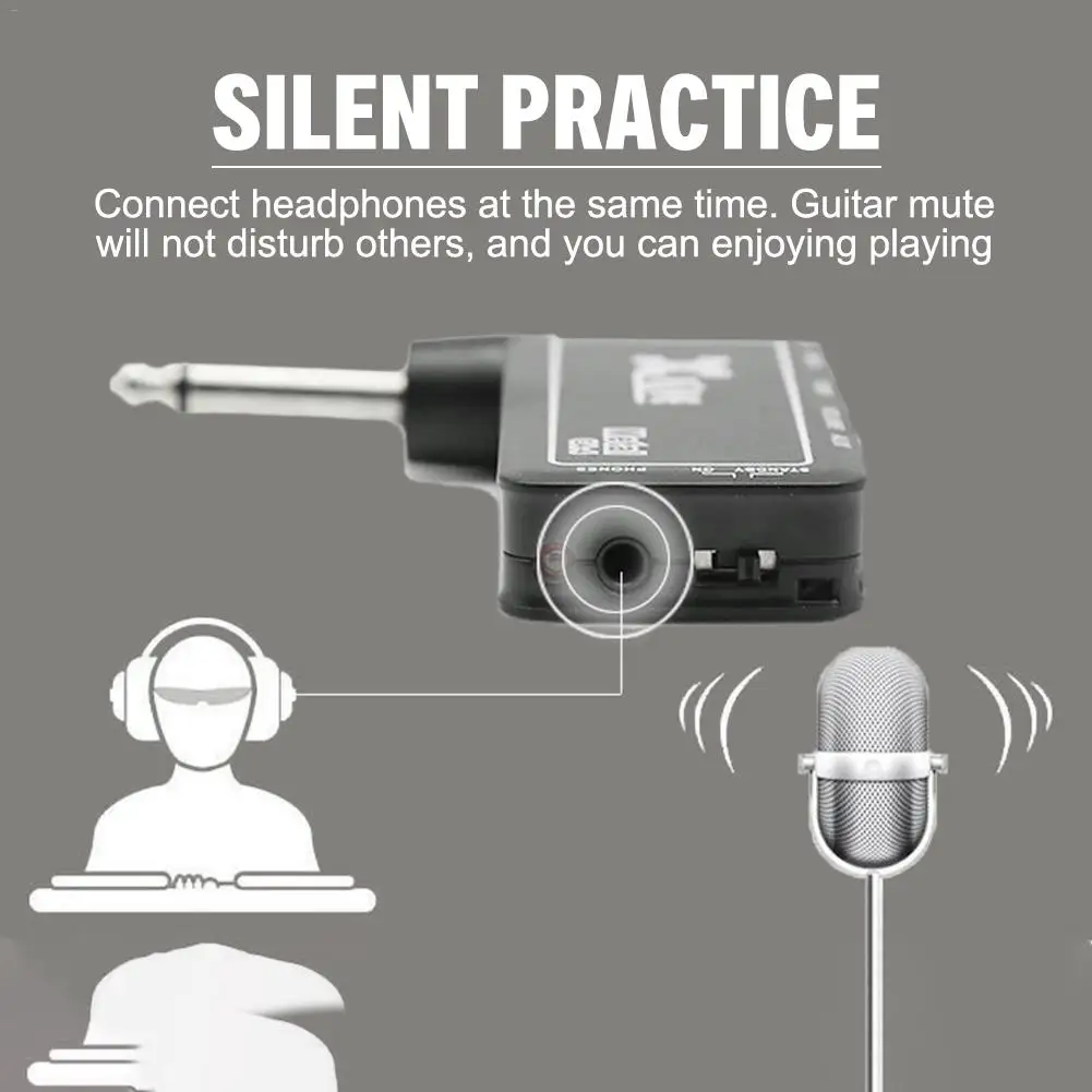 GA-4 металлическим эффектом мини Портативный USB Перезаряжаемые Электрогитары