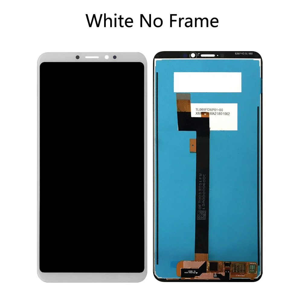 ЖК дисплей с рамкой для Xiaomi Mi Max 3 6 9 дюйма качество AAA сенсорный экран дигитайзер в