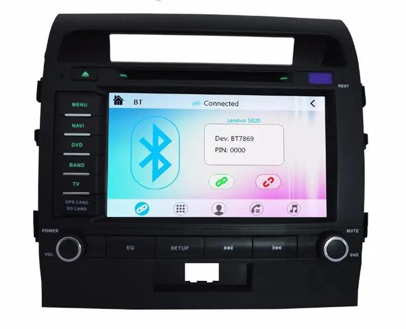 Автомобильный DVD плеер 8 дюймов с GPS(opt) аудио Радио стерео BT мультимедийный для Toyota