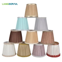 modern cloth nordic style crystal candle chandelier lamp shade lampshade for bar home decoration lamp cover