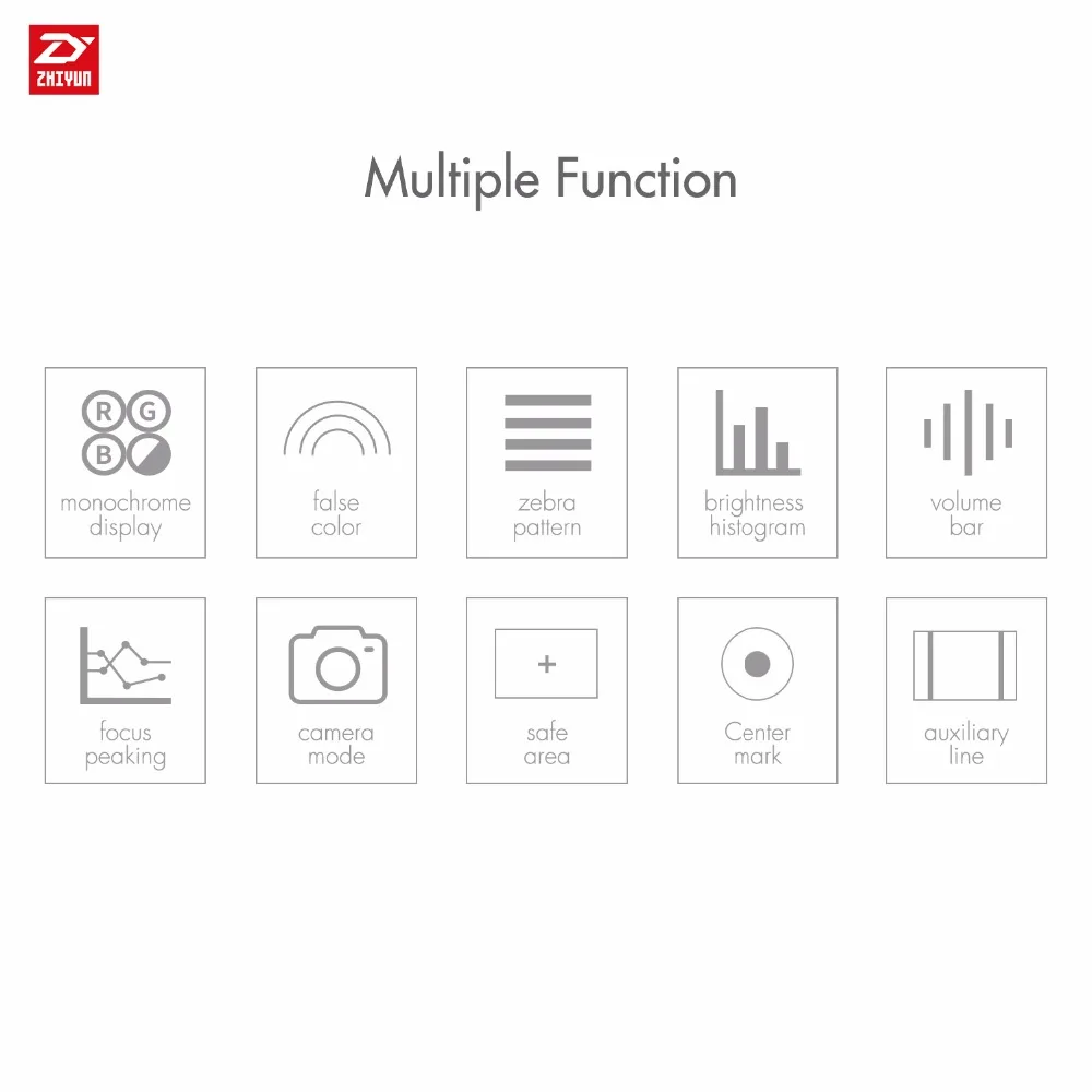 ZHIYUN официальный 5," мини-монитор камеры с HDMI входным выходом ips HD 1920x1080 ЖК-монитор для ручного стабилизатора Gimbal