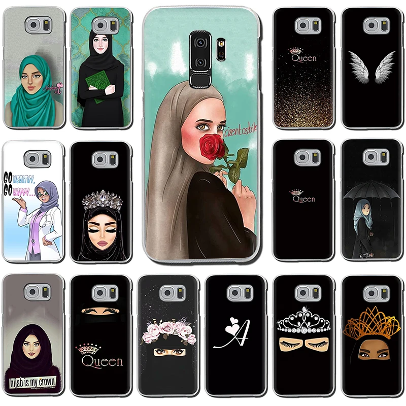 Мусульманских девочек Исламская глаза хиджаб девушка жесткий чехол для телефона