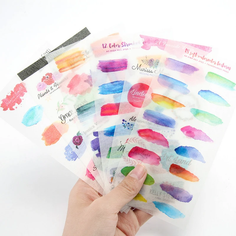 6 pieces per pack 6 шт./лот, креативное сердце, сделай сам, декоративные наклейки для скрапбукинга, s дневник, наклейки в альбом, этикетка, подарок для детей - Цвет: 6 pieces per pack