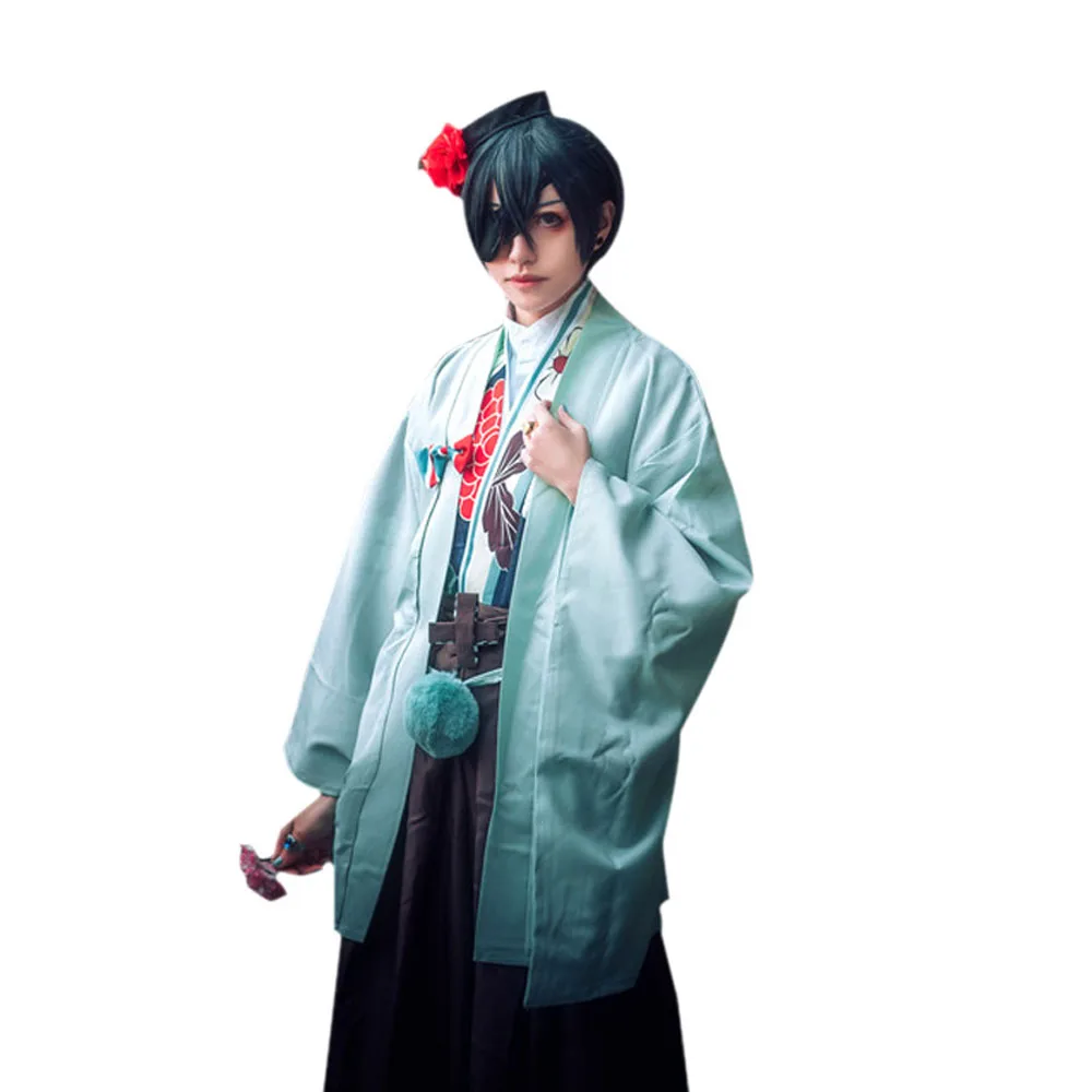 clothes VEVEFHUANG Аниме Черный Дворецкий Косплей Kuroshitsuji японское кимоно Чайный домик Ciel Phantomhive косплей, карнавальный костюм вечерние Cos - Цвет: clothes