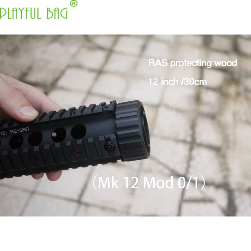 FFRAS обновленный материал fishbone MK12-MOD1 аксессуары черный бык AR-TTM-BD556 модифицированный резьбовой порт общий водяной пистолет M27