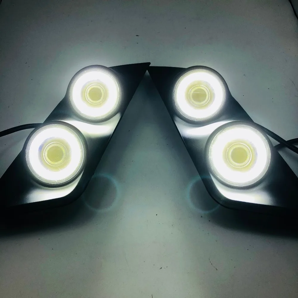 one set waterpoor LED fog light day light DRL for Ford Ranger T6 T7 2012 2013