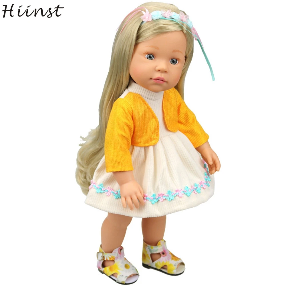 HIINST детские куклы для девочек игрушки сделай сам Одежда кукол платье маленьких