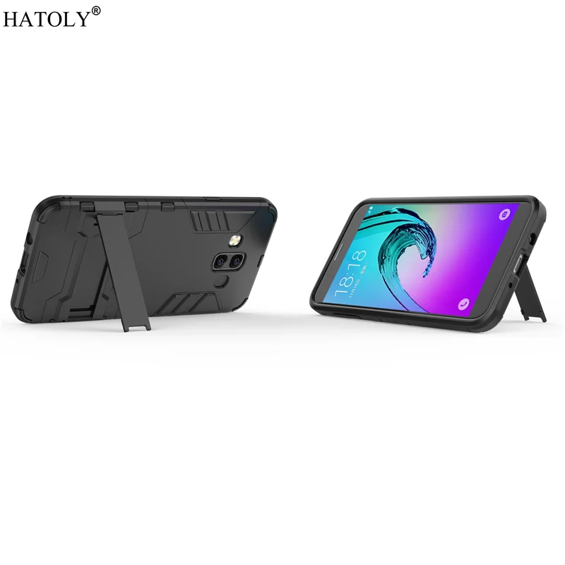 Чехол HATOLY для Samsung Galaxy J7 DUO TPU + пластиковый двухслойный защитный чехол