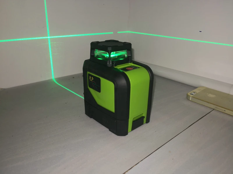 Немецкий LD зеленый свет 5 проводной уровень дух 360 градусов горизонтальная линия 1