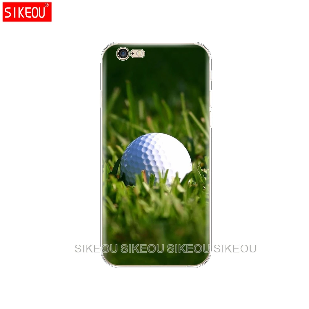 Силиконовый чехол для Iphone 6X8 7 6s 5 5S SE Plus 10 XR XS Max игры в гольф|Бамперы| |