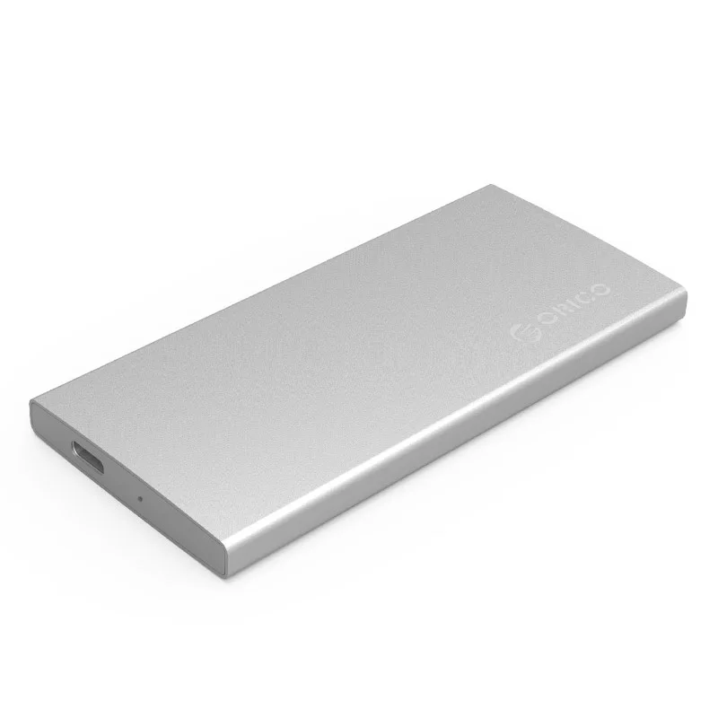 Silver Чехол Orico Msa-U3 с двумя отсеками Usb3.1 для жесткого диска type-C Gen2 10 Гбит/с, внешний корпус для жесткого диска с поддержкой Raid 0 Pm - Цвет: Silver