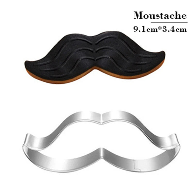 

Mustache Cookie Tools Cutter Mould Biscuit Press Icing Set Stamp Mold Stainless Steel Baking Kitchen Toys Online Biscuits Stamp