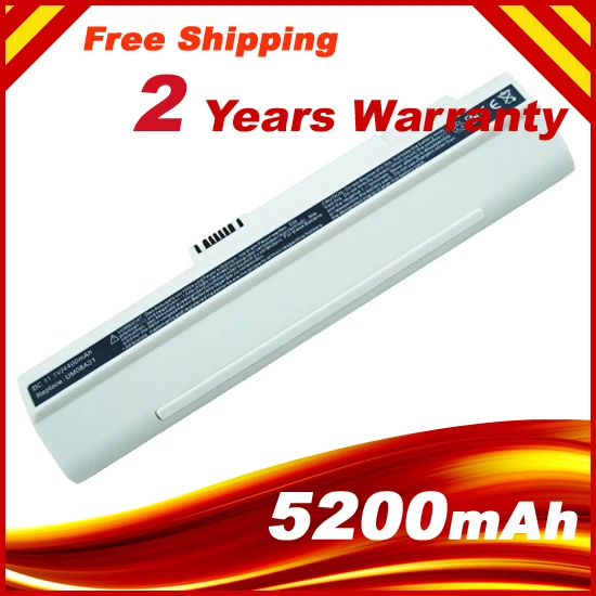 Белый Аккумулятор для ноутбука ACER Aspire one ZG5 A110 A150 UM08A31 UM08A51 UM08A52 UM08A71 UM08A72 UM08A73