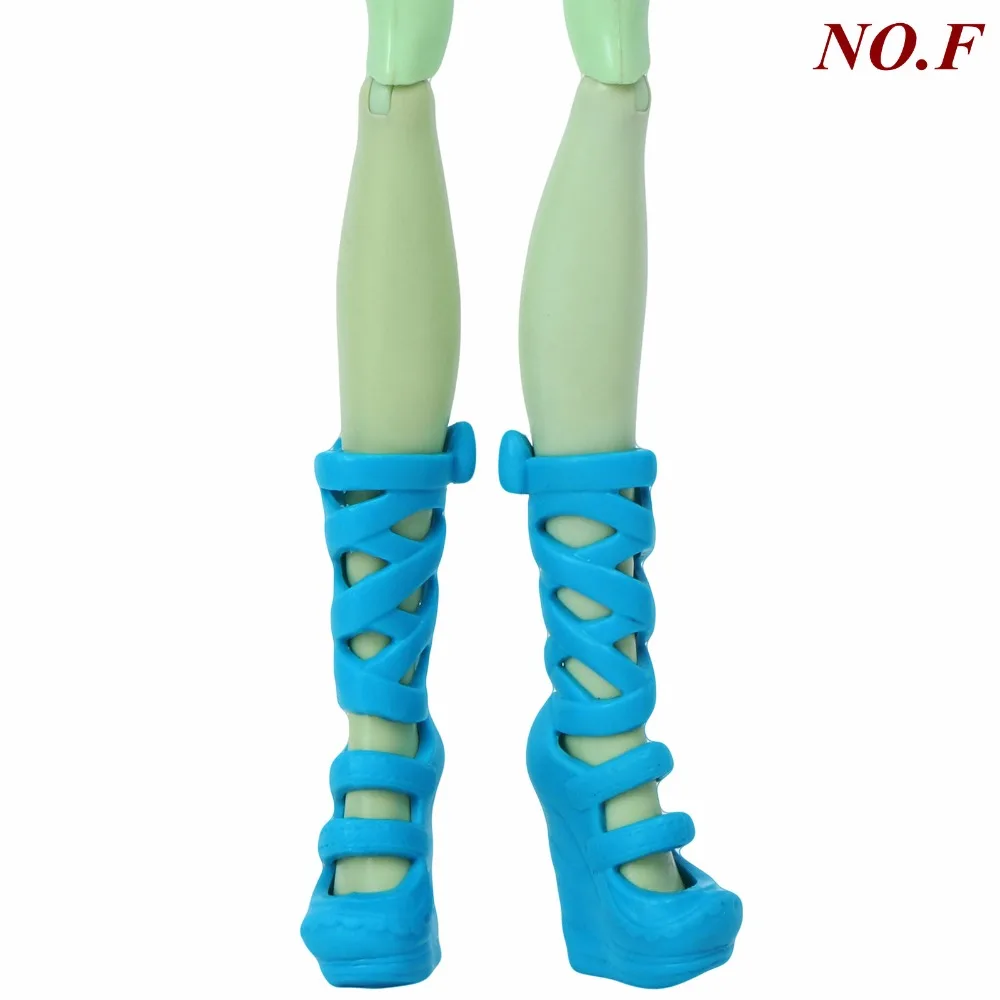 Высококачественные кукольные туфли для куклы Monster high, свадебная одежда для вечеринки, смешанные стильные туфли на высоком каблуке, сандалии, игрушки, аксессуары
