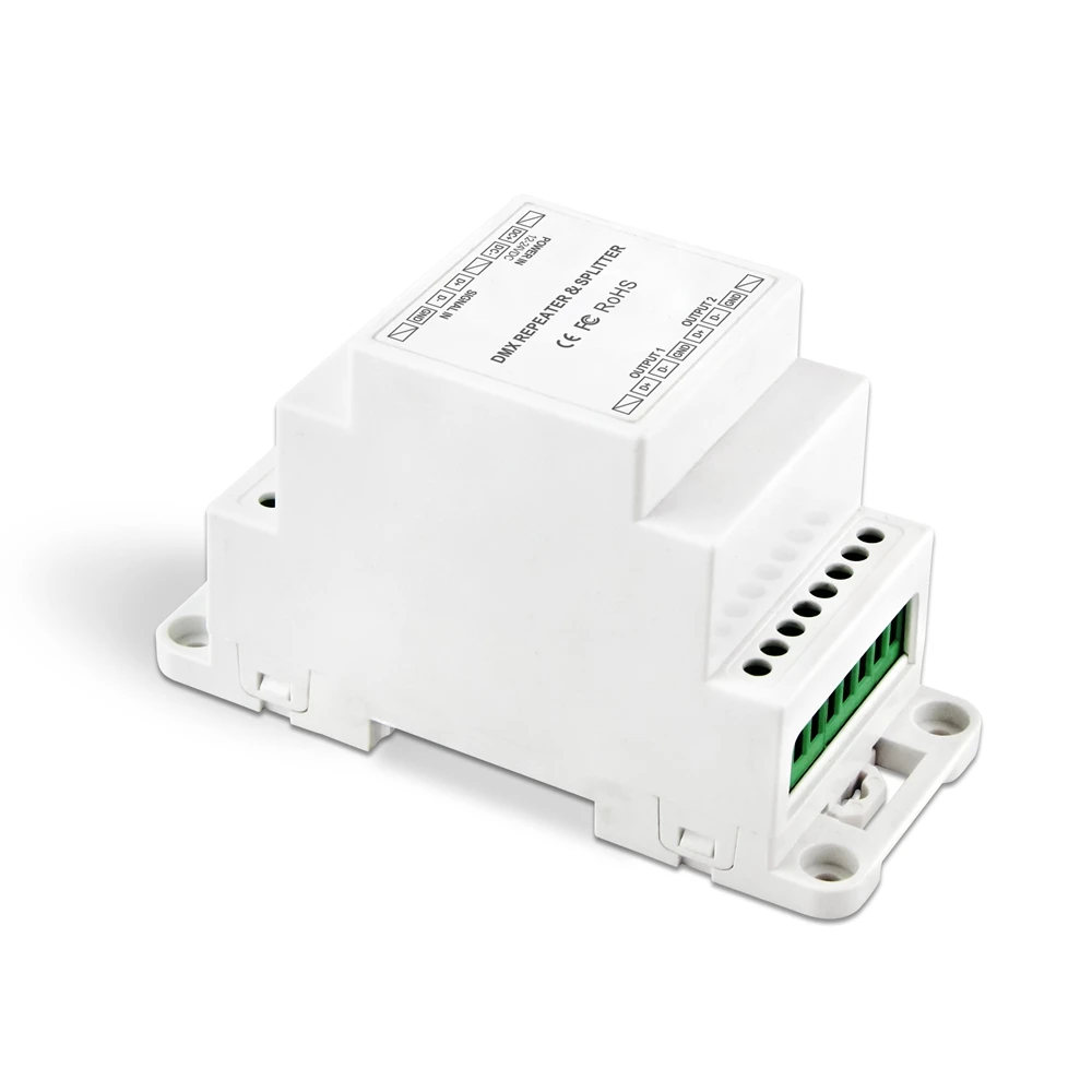 Усилитель сигнала DMX512 один входной канал два выходных канала контроллер