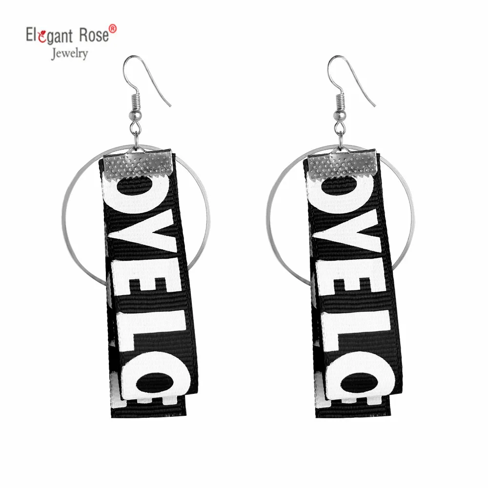 2018 Новые Подвески Длинные Подвесные серьги для женщин застежка молния болтается