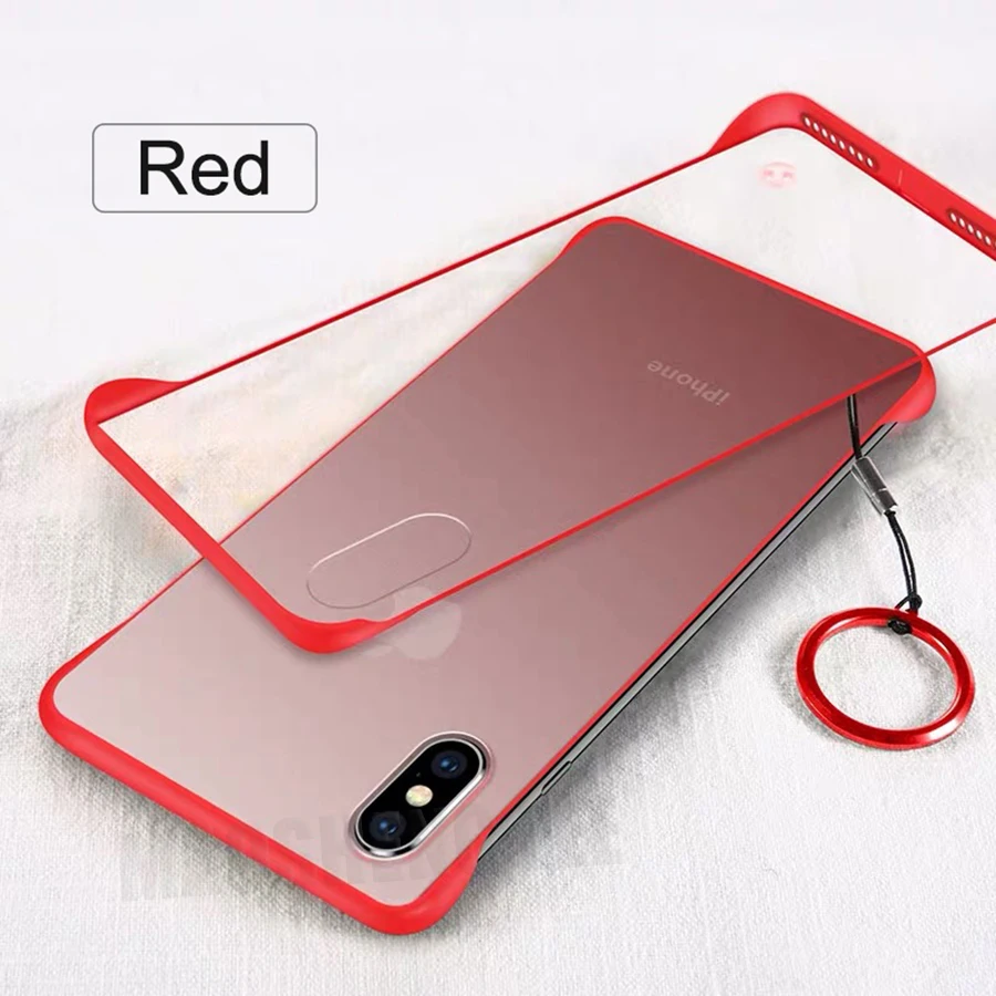 Прозрачный матовый чехол для iPhone X XS Max XR ультра-тонкий анти-падение без границы чехол для iPhone XR XS Max задняя крышка