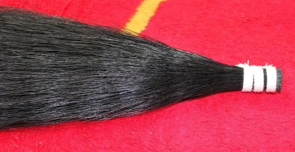 250g виолончели контрабас монгольский натуральный черный бант волосы конский