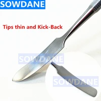 flexible high quality cement spatula dental mixing knife modeling alginate carver double ended lab instrument tools
