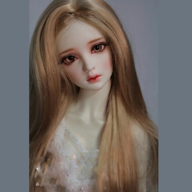 Allaosify 1 шт. волосы куклы Bjd1 / 3 Bjd парик 60 см в высоту Температура шелк для шарнирной |
