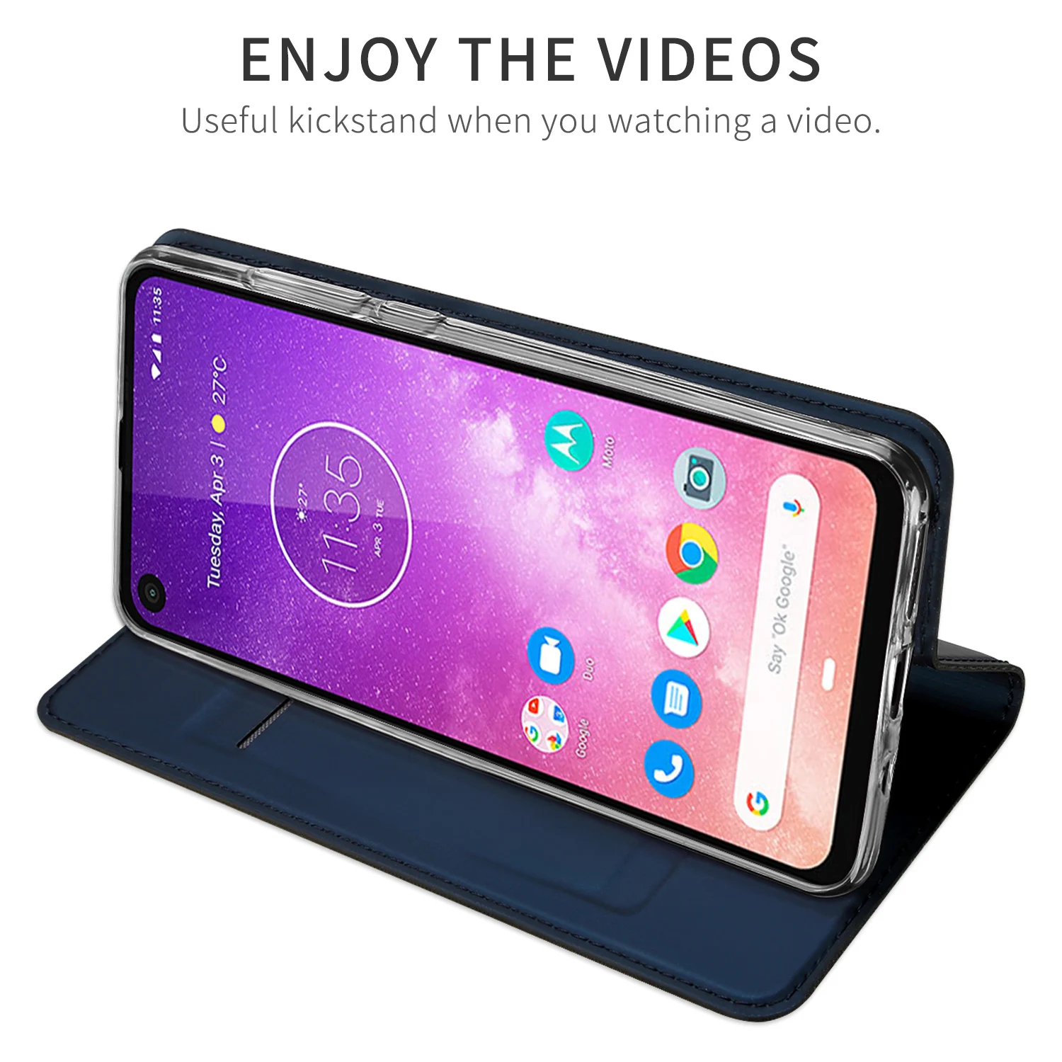 Чехол-книжка для Moto one Vision и Moto P50 с отделениями для карт и бумажником с подставкой из искусственной кожи ТПУ Мягкий защитный чехол-бампер для телефона