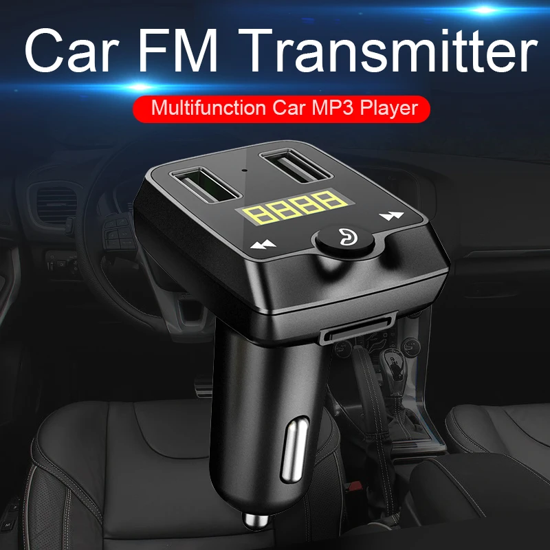 CDEN fm-передатчик Автомобильный mp3 музыкальный U диск/TF карта без потерь Музыкальный плеер Bluetooth приемник Двойной зарядное устройство usb