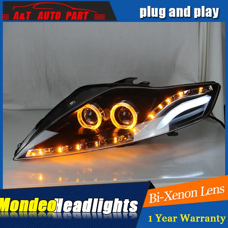 Авто. PRO фары для ford mondeo 2007-2012 Биксеноновые линзы светодиодные фары дальнего света H7 Ксеноновые фары для mondeo