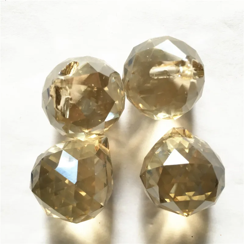 K9 50 шт./лот 20 мм Стекло кристаллы для люстр граненый висит шар Кристальные капли